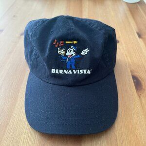 Disney Parks Original Mickey Buena Vista Embroidered Adult Hat Blue- Used‎